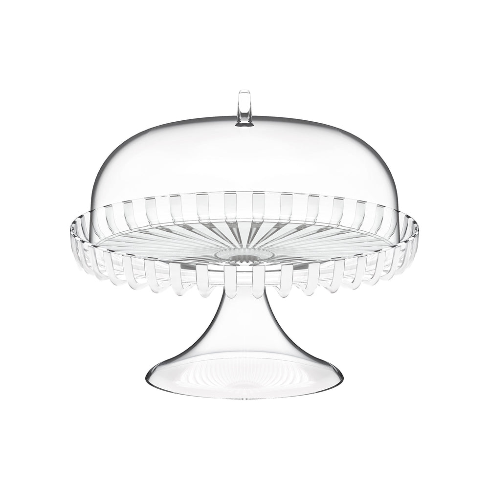 Guzzini Dolcevita cake stand with dome, mother of pearl