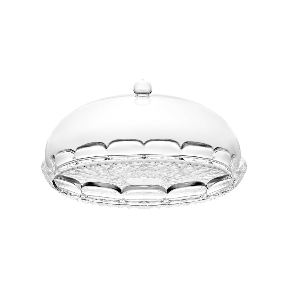 Guzzini Vanity small cake serving set, transparent