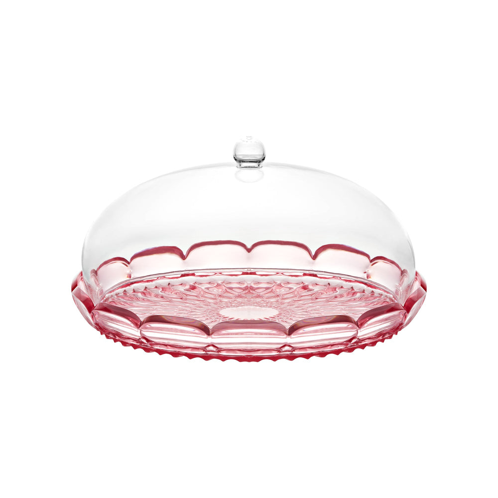 Guzzini Vanity small cake serving set, flamingo pink