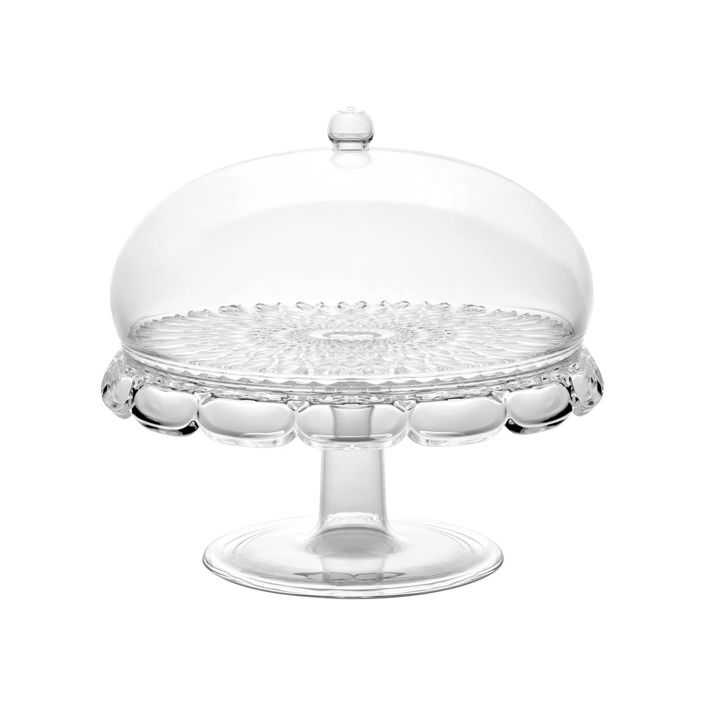 Guzzini Vanity small cake stand with dome, transparent