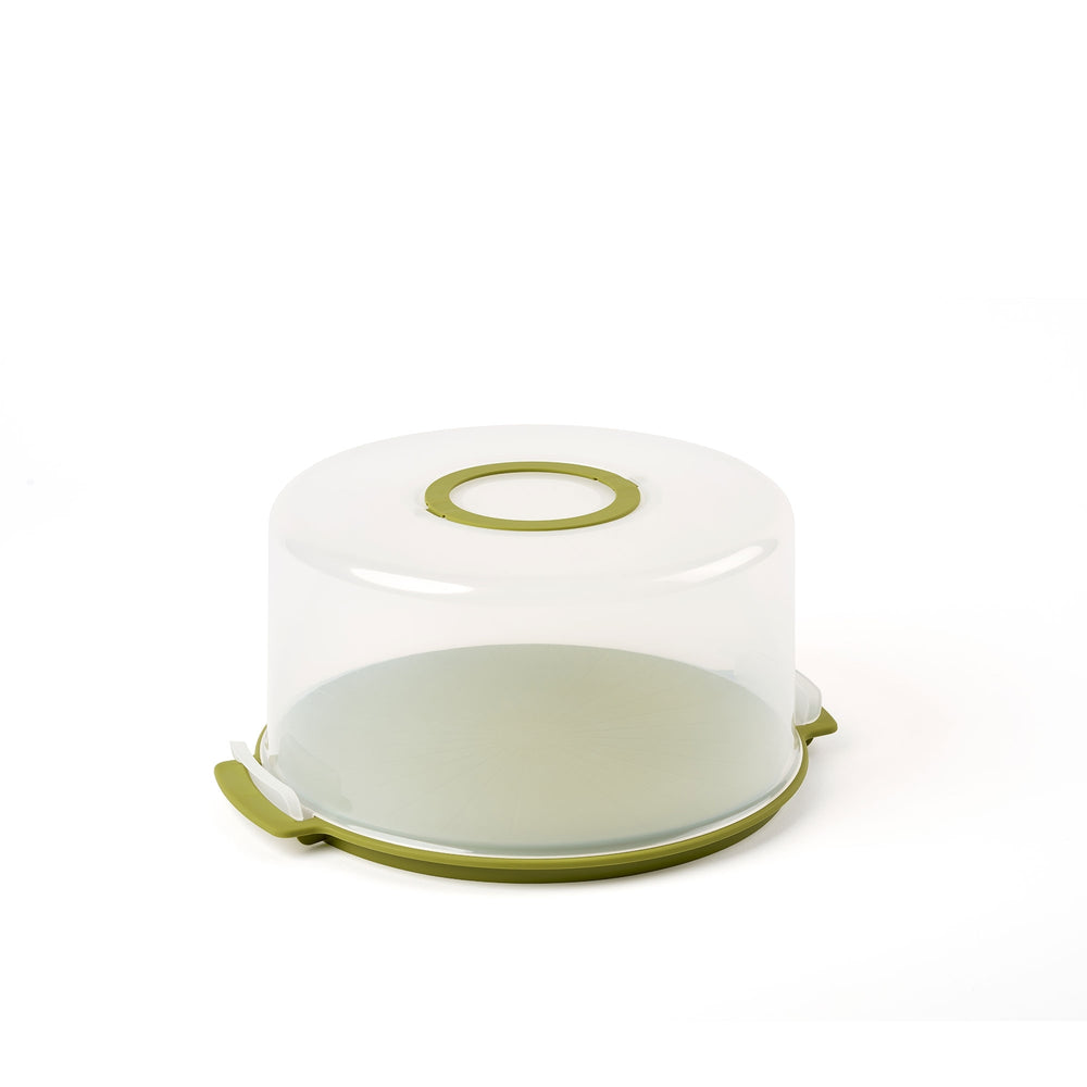 Guzzini Chef Line Deep Portable Cake Dish – Seaweed Green