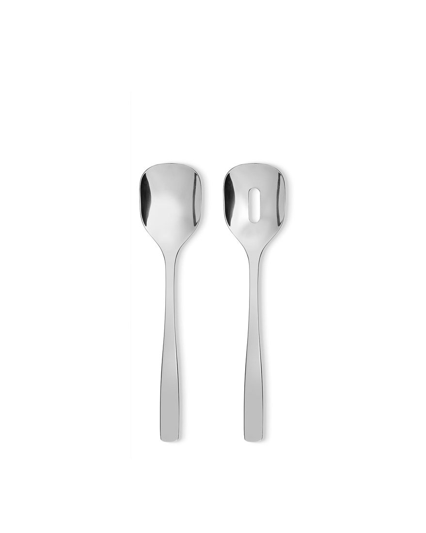 Alessi KnifeForkSpoon salad serving set