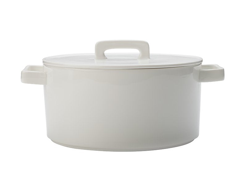 Maxwell & Williams Epicurious round casserole 3.2L white