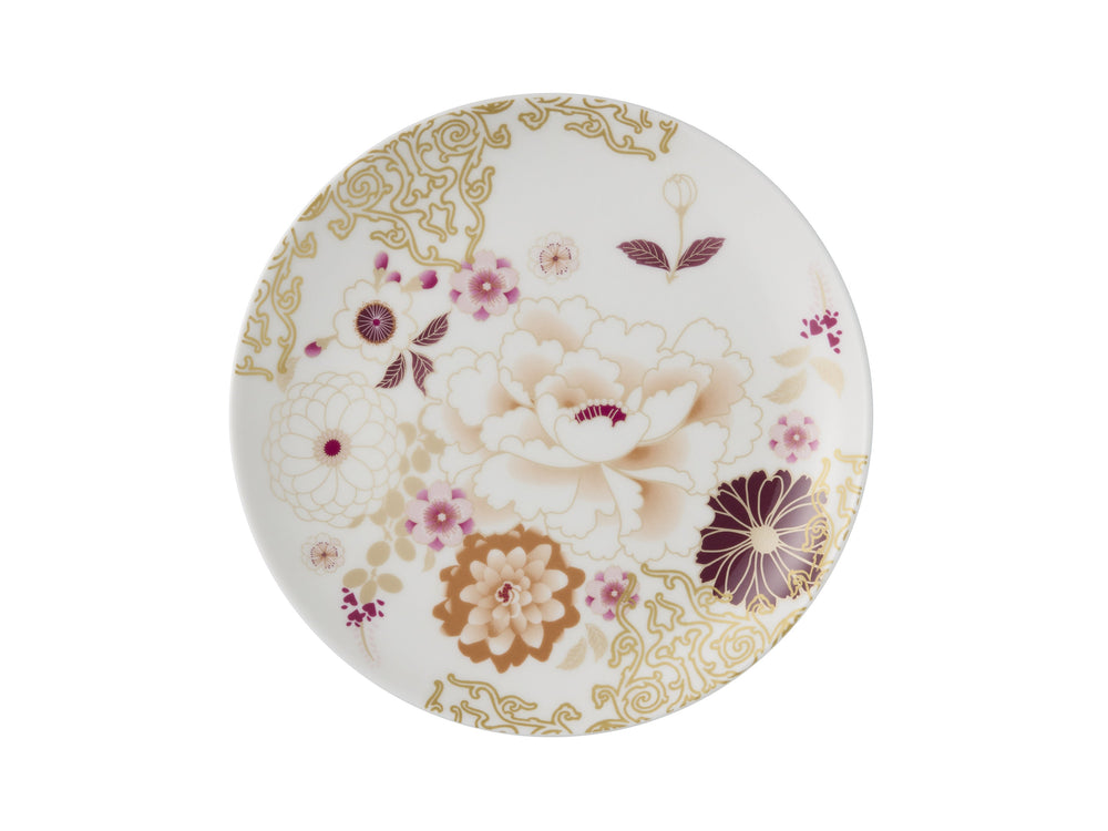 Kimono Cake Plate 20 cm – White