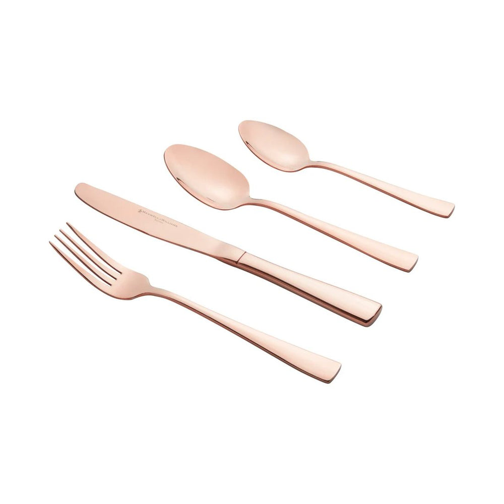 Maxwell & Williams Arden 16-piece copper cutlery set